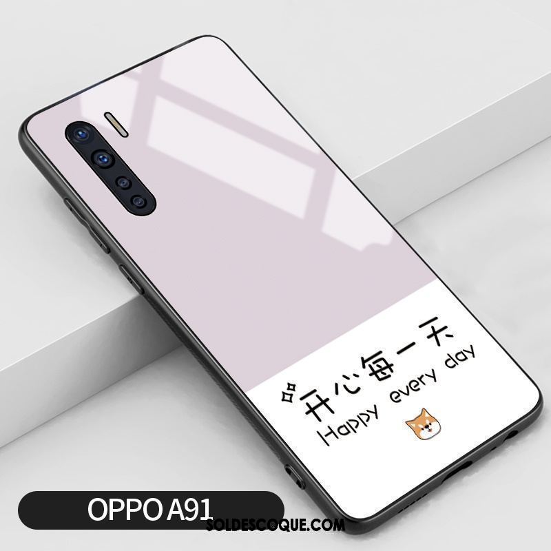 Coque Oppo A91 Petit Incassable Silicone Simple Protection Pas Cher