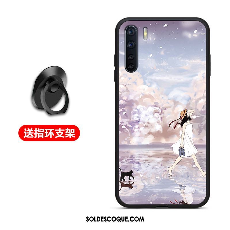Coque Oppo A91 Protection Silicone Téléphone Portable Fluide Doux Incassable Soldes