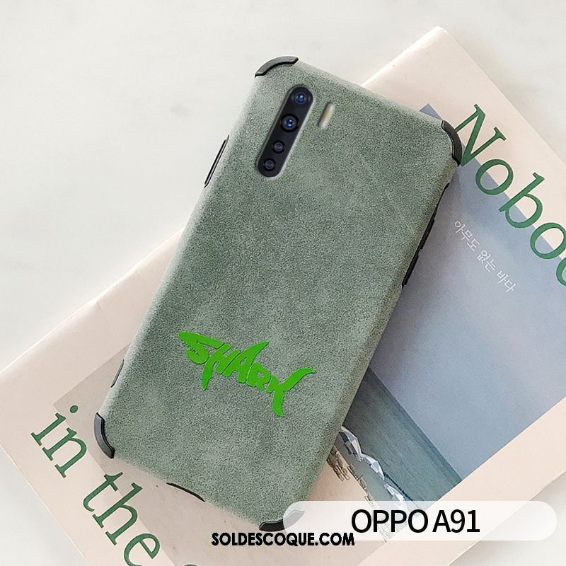Coque Oppo A91 Simple Mode Peluche Silicone Incassable En Ligne