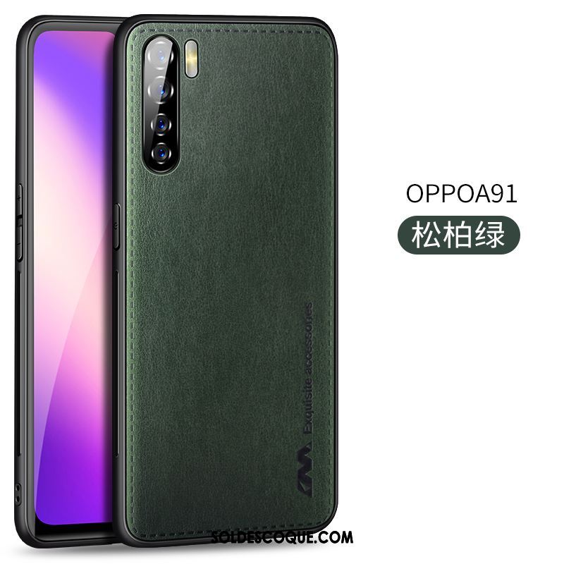 Coque Oppo A91 Étui Silicone Très Mince Magnétisme Simple Pas Cher