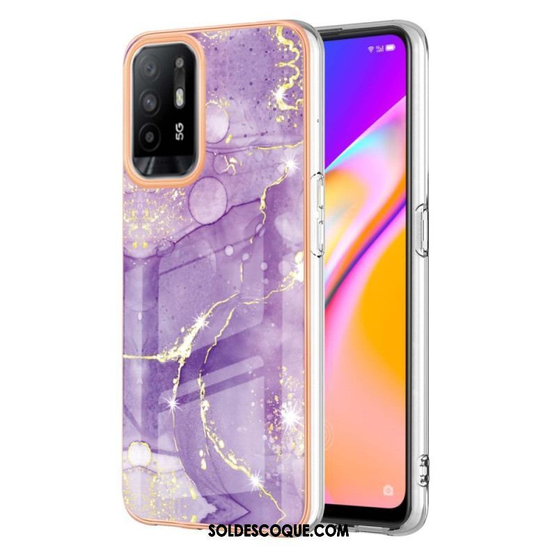 Coque Oppo A94 5G Marbre