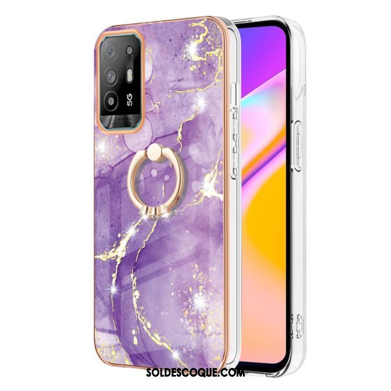 Coque Oppo A94 5G Marbre avec Anneau