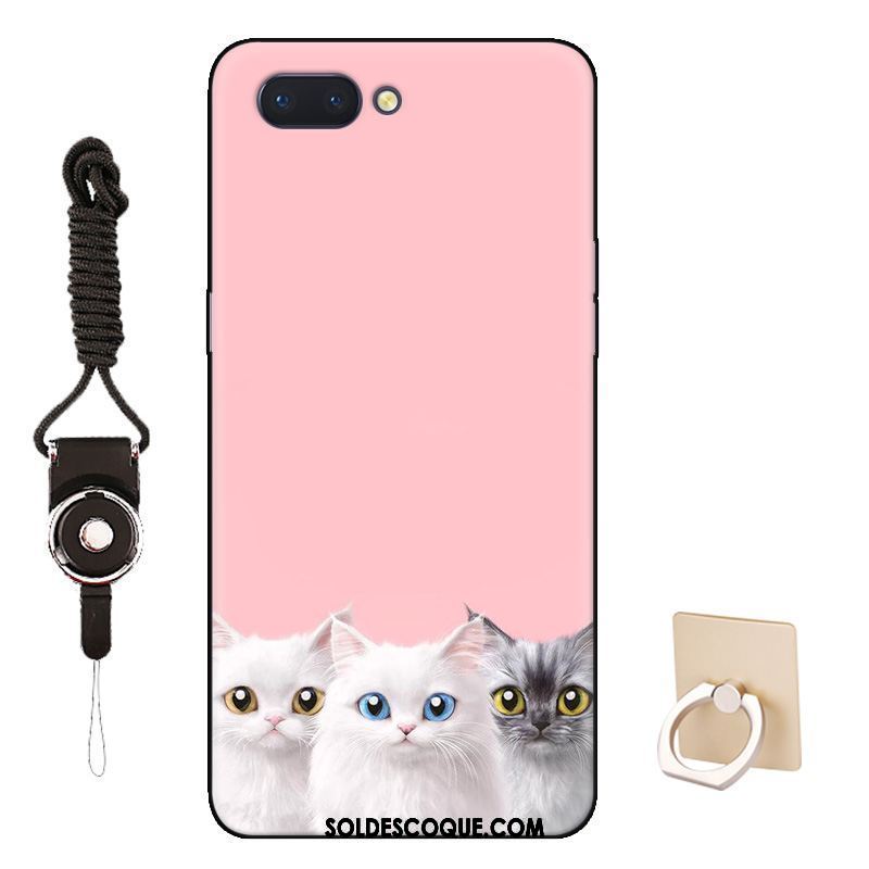 Coque Oppo Ax5 Blanc Chat Téléphone Portable Simple Charmant En Vente