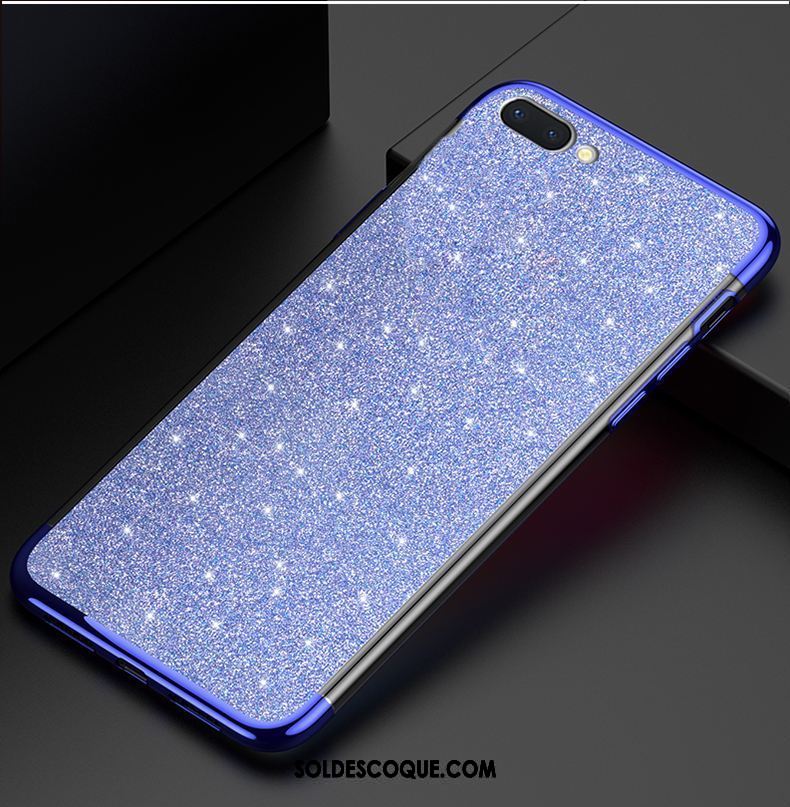 Coque Oppo Ax5 Bleu Fluide Doux Incassable Téléphone Portable Charmant Soldes