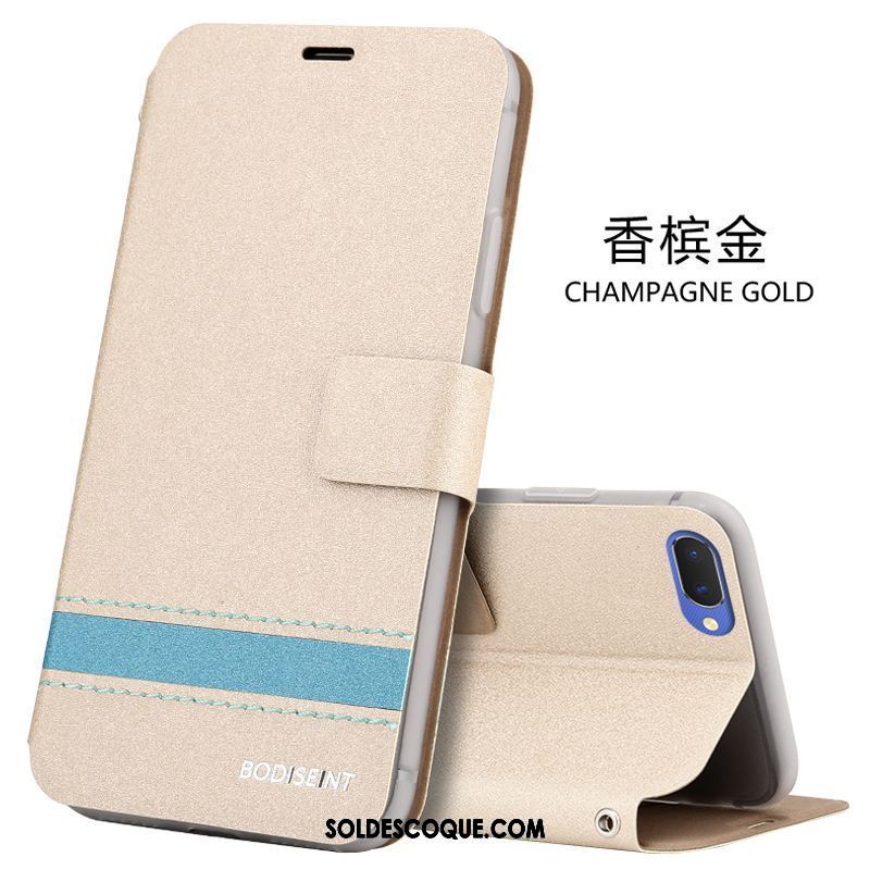 Coque Oppo Ax5 Bleu Téléphone Portable Tout Compris Étui En Cuir Incassable Soldes