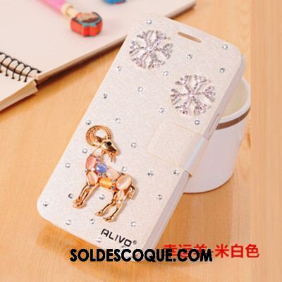 Coque Oppo Ax5 Bleu Téléphone Portable Étoile Incassable Strass Pas Cher