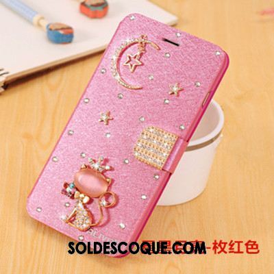 Coque Oppo Ax5 Bleu Téléphone Portable Étoile Incassable Strass Pas Cher