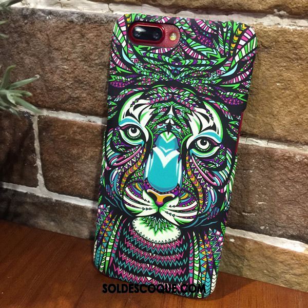 Coque Oppo Ax5 Délavé En Daim Tigre Grand Noir Difficile Pas Cher