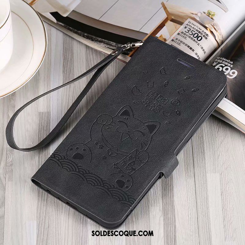 Coque Oppo Ax5 Fluide Doux Personnalité Incassable Gris Étui En Cuir En Ligne