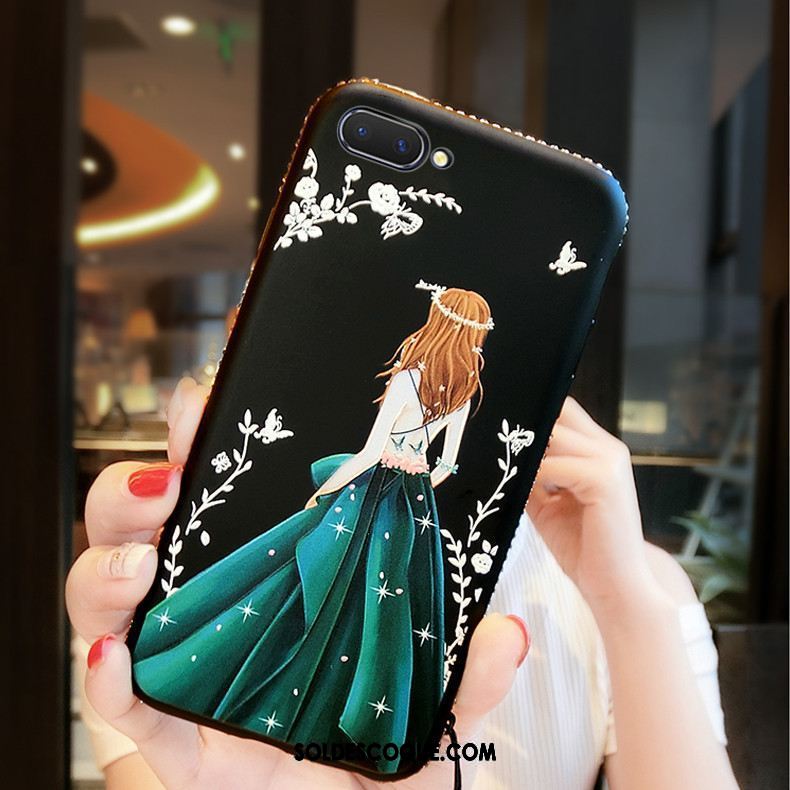 Coque Oppo Ax5 Incassable Simple Gaufrage Créatif Fluide Doux Soldes