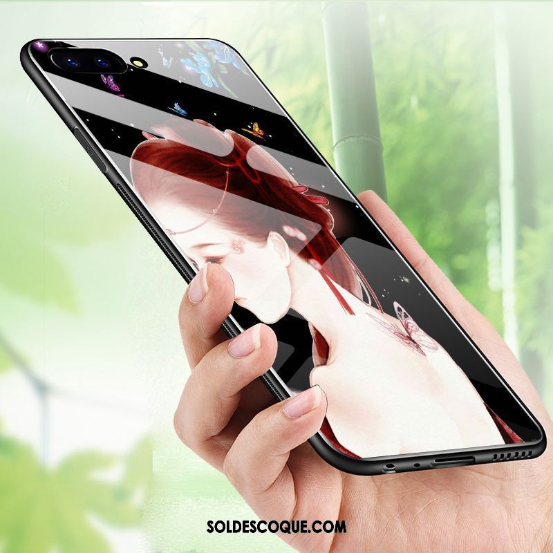 Coque Oppo Ax5 Miroir Personnalité Net Rouge Verre Téléphone Portable En Ligne