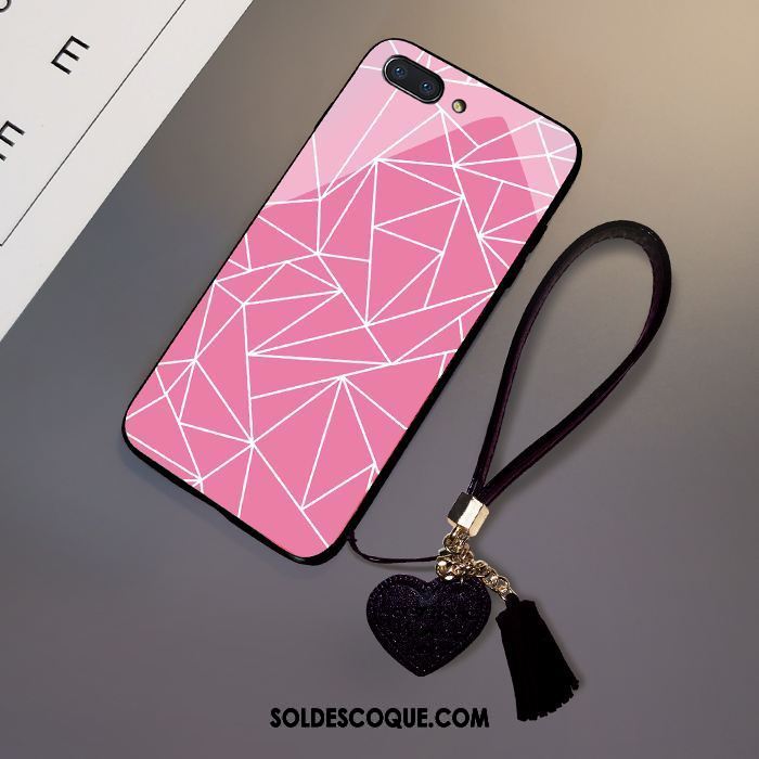 Coque Oppo Ax5 Net Rouge Rose Tout Compris Géométrie Nouveau En Vente