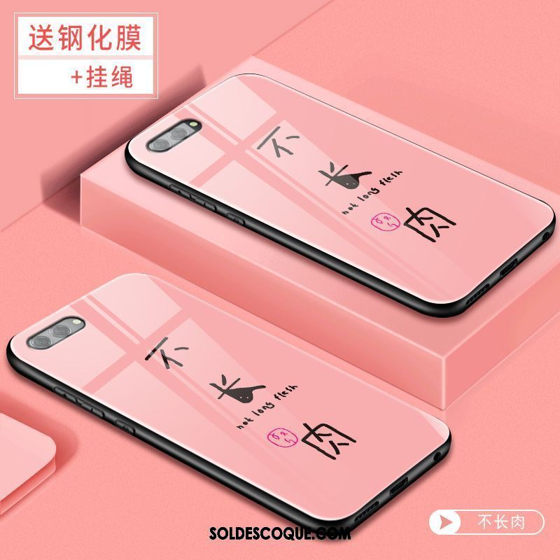 Coque Oppo Ax5 Personnalité Téléphone Portable Fluide Doux Rose Tendance Housse Pas Cher