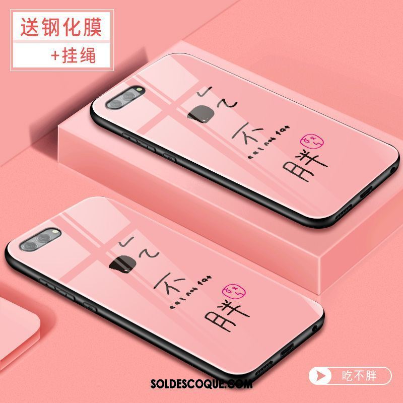 Coque Oppo Ax5 Personnalité Téléphone Portable Fluide Doux Rose Tendance Housse Pas Cher