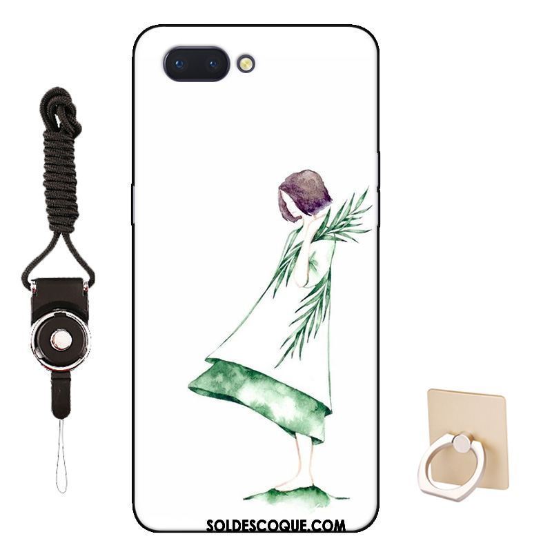 Coque Oppo Ax5 Protection Vert Dessin Animé Téléphone Portable Étui Pas Cher