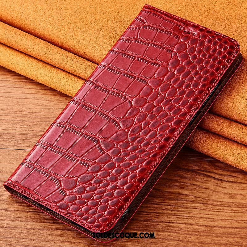 Coque Oppo Ax5 Silicone Noir Tout Compris Crocodile Clamshell En Vente