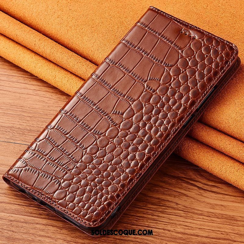 Coque Oppo Ax5 Silicone Noir Tout Compris Crocodile Clamshell En Vente