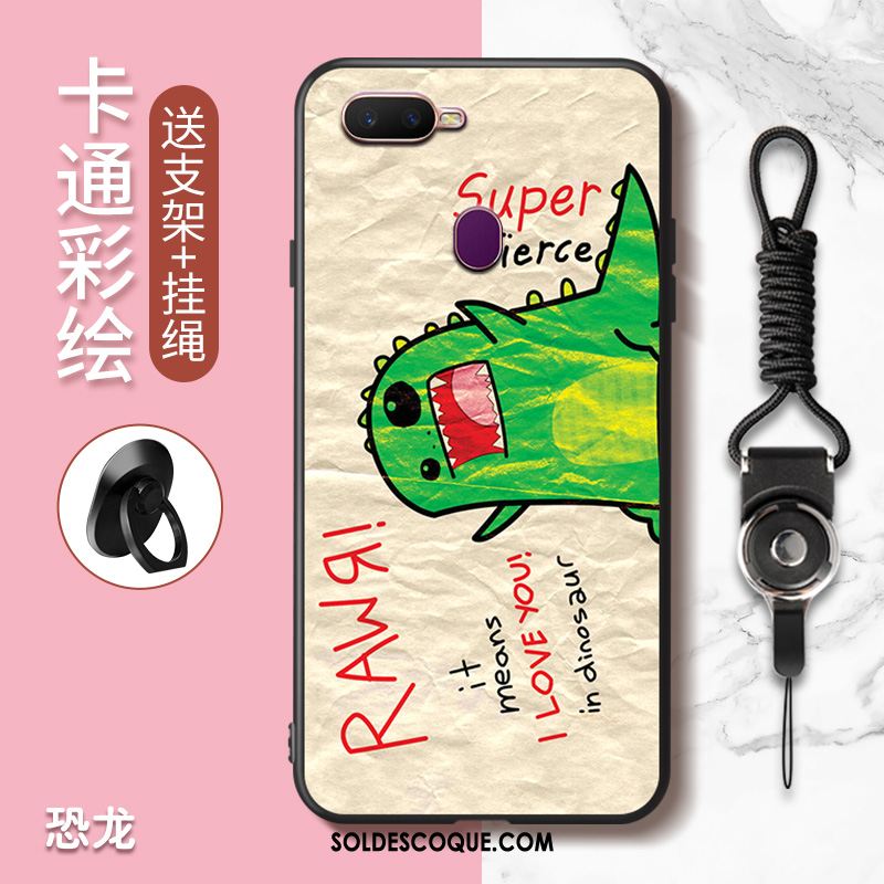 Coque Oppo Ax7 Amoureux Peinture Vert Téléphone Portable Charmant Soldes