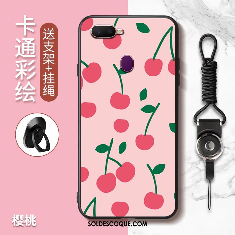 Coque Oppo Ax7 Amoureux Peinture Vert Téléphone Portable Charmant Soldes