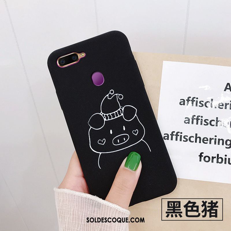Coque Oppo Ax7 Délavé En Daim Protection Fluide Doux Tout Compris Téléphone Portable Pas Cher