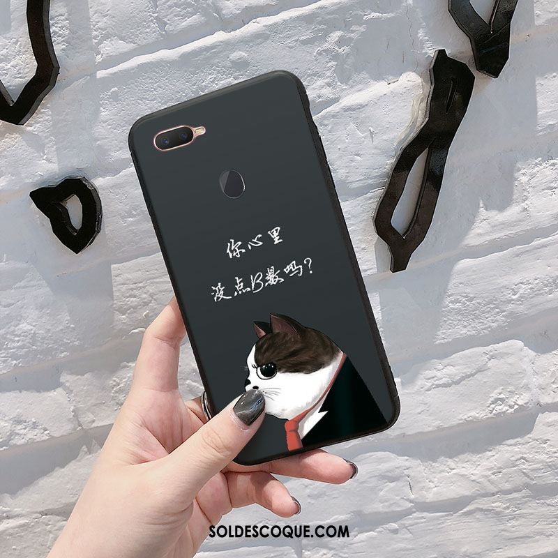 Coque Oppo Ax7 Incassable Téléphone Portable Poulet Noir Tendance Housse En Ligne