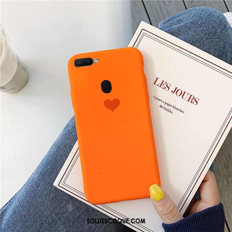 Coque Oppo Ax7 Rose Couleur Unie Charmant Téléphone Portable Amoureux En Vente