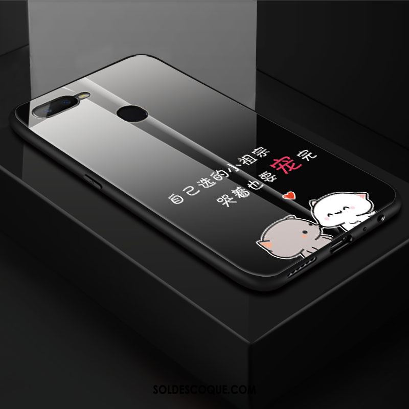 Coque Oppo Ax7 Téléphone Portable Incassable Mode Verre Gris Soldes