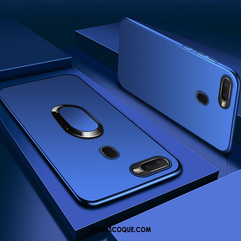 Coque Oppo Ax7 Violet Très Mince Bleu Téléphone Portable Incassable En Ligne