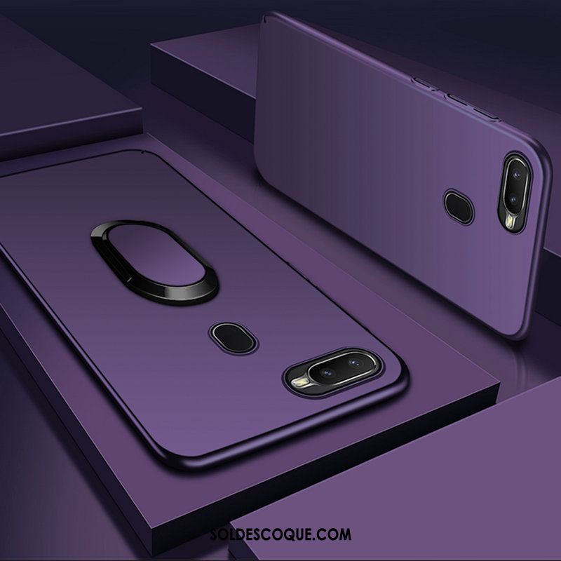 Coque Oppo Ax7 Violet Très Mince Bleu Téléphone Portable Incassable En Ligne