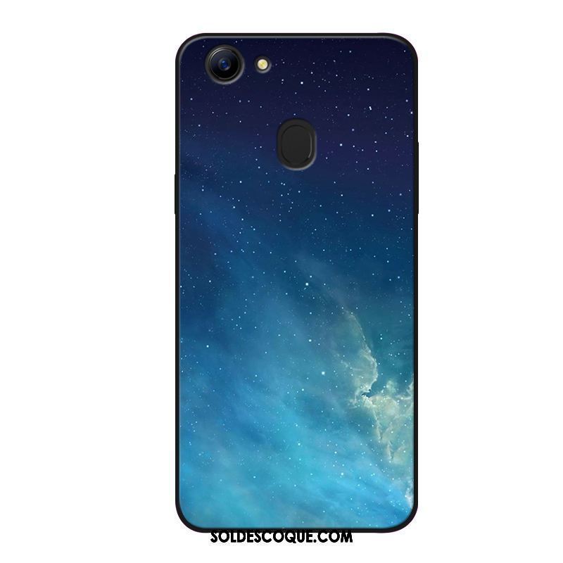 Coque Oppo F5 Bleu Marin Noir Incassable Silicone Téléphone Portable Soldes