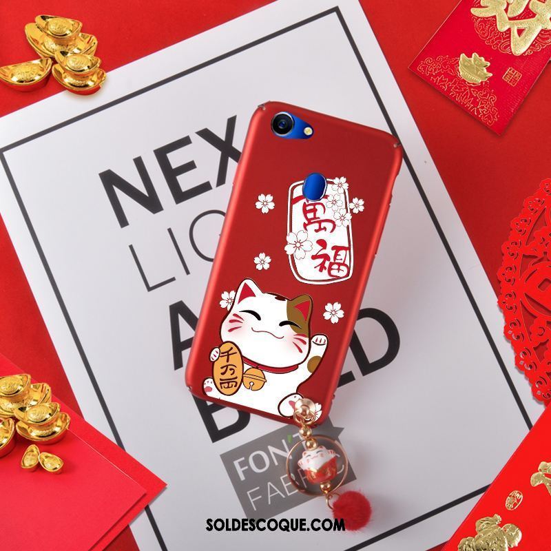 Coque Oppo F5 Incassable Rouge De Fête Difficile Nouveau En Vente