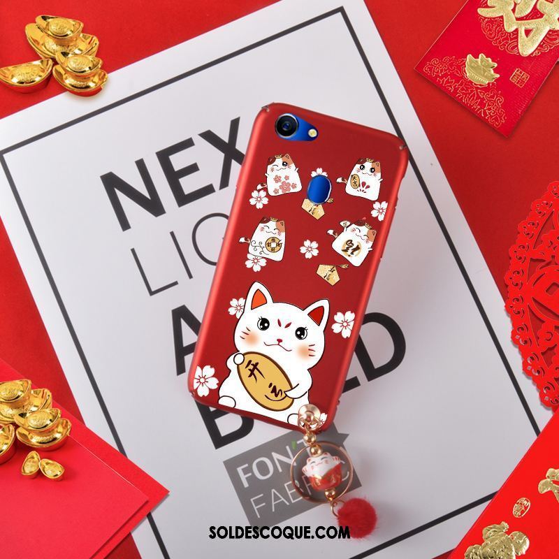 Coque Oppo F5 Incassable Rouge De Fête Difficile Nouveau En Vente