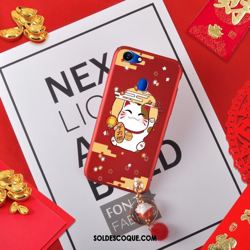 Coque Oppo F5 Incassable Rouge De Fête Difficile Nouveau En Vente