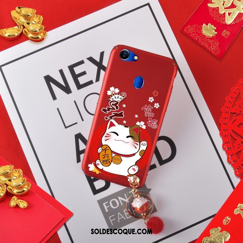 Coque Oppo F5 Incassable Rouge De Fête Difficile Nouveau En Vente