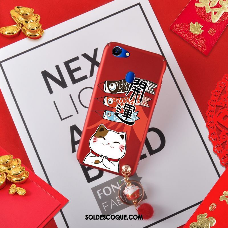 Coque Oppo F5 Incassable Rouge De Fête Difficile Nouveau En Vente