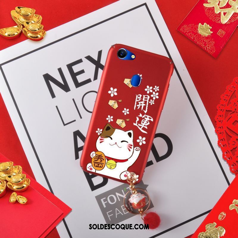 Coque Oppo F5 Incassable Rouge De Fête Difficile Nouveau En Vente