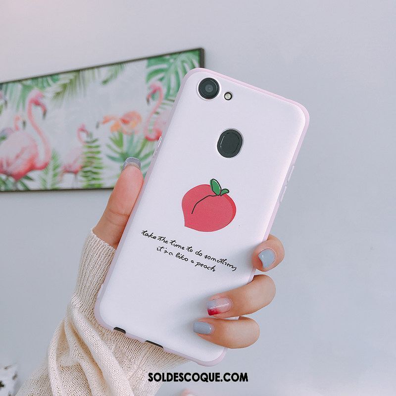 Coque Oppo F5 Rose Pastèque Étui Tendance Fruit Pas Cher