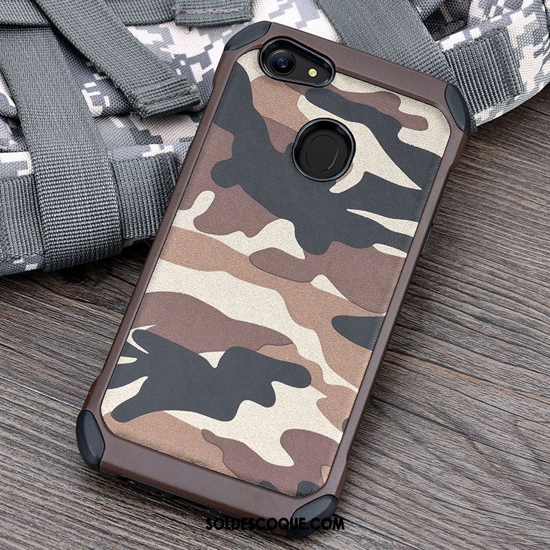 Coque Oppo F5 Youth Camouflage Silicone Personnalité Marque De Tendance Vert Pas Cher