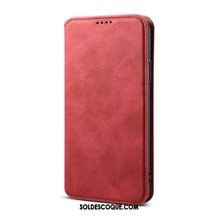 Coque Oppo F5 Youth Carte Étui En Cuir Business Foncé Téléphone Portable En Ligne