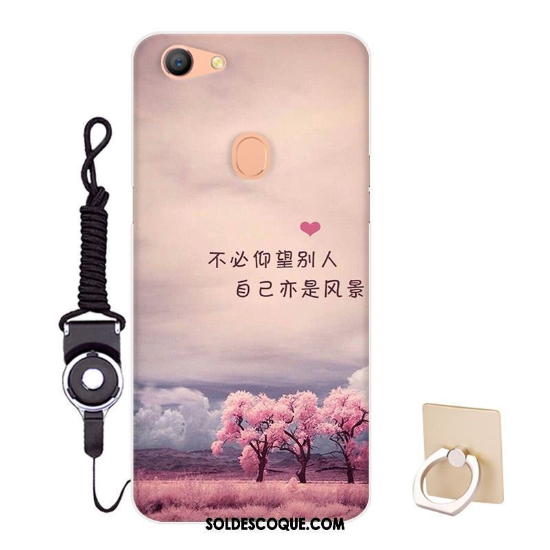 Coque Oppo F5 Youth Incassable Rose Personnalisé Dessin Animé Fluide Doux En Vente