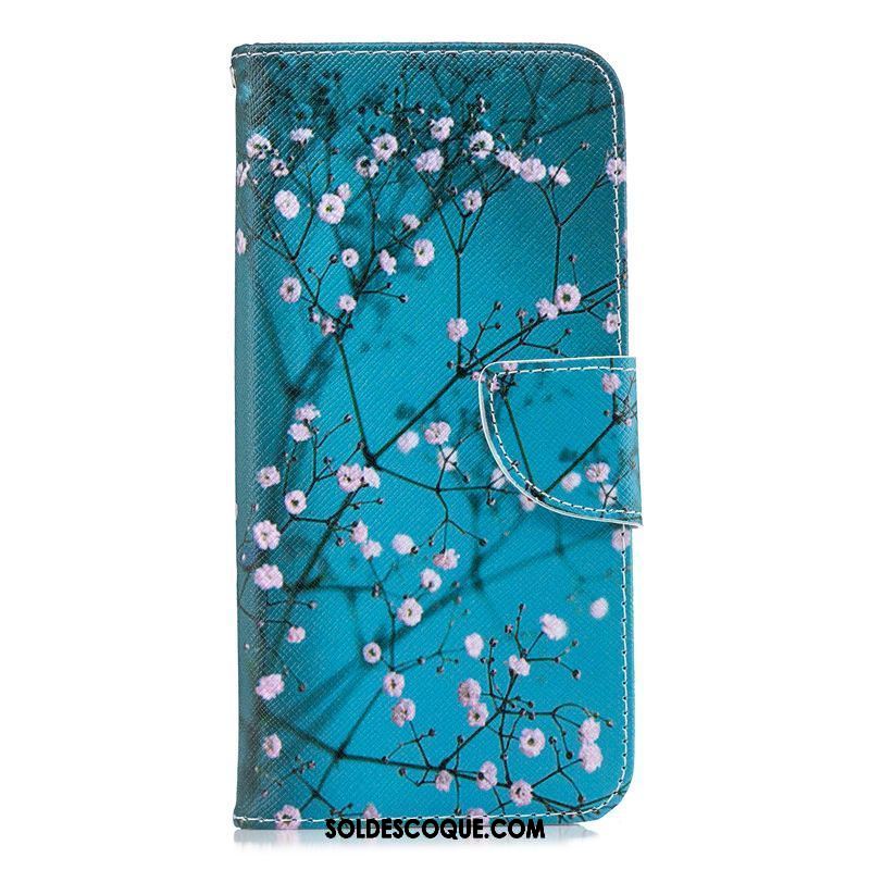 Coque Oppo F5 Youth Étui En Cuir Bleu Téléphone Portable Charmant Tout Compris Housse Soldes