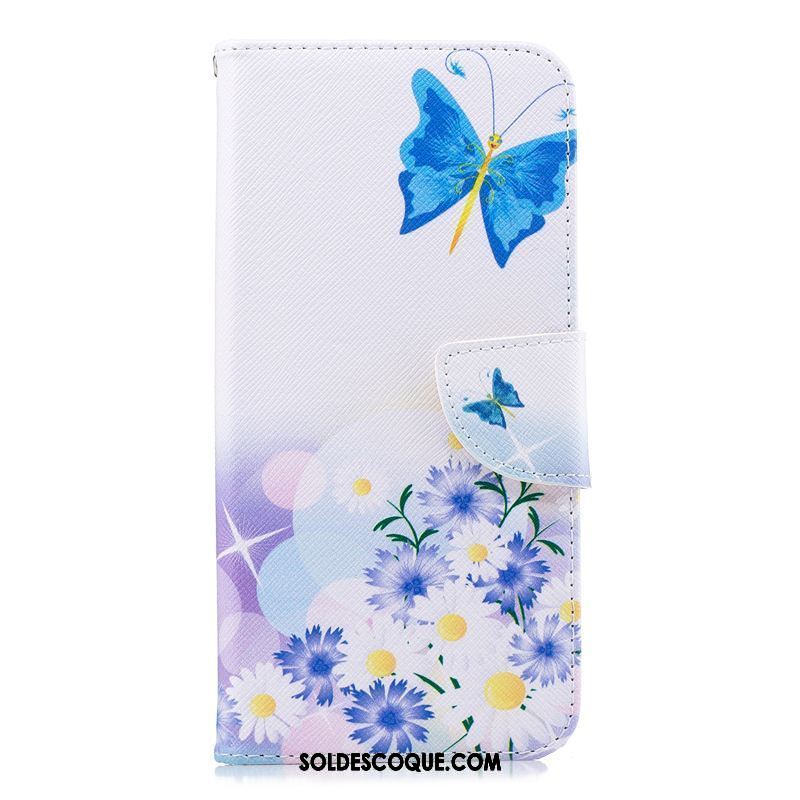 Coque Oppo F5 Youth Étui En Cuir Bleu Téléphone Portable Charmant Tout Compris Housse Soldes