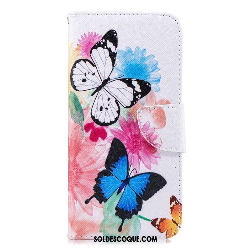 Coque Oppo F5 Youth Étui En Cuir Bleu Téléphone Portable Charmant Tout Compris Housse Soldes