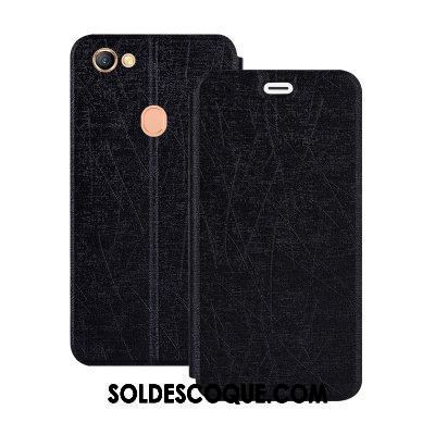 Coque Oppo F5 Étui Protection Étui En Cuir Bleu Incassable Soldes