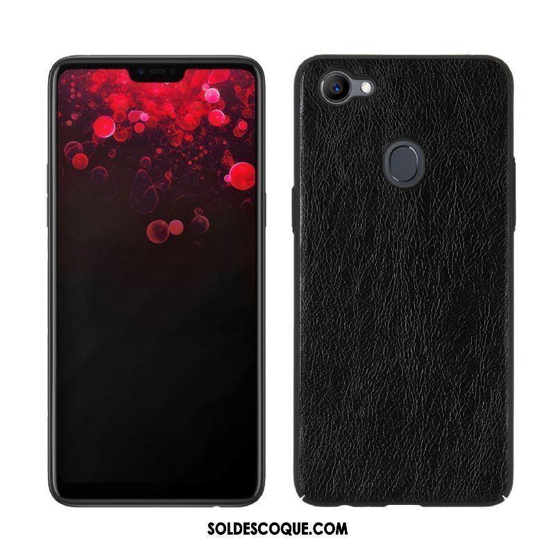 Coque Oppo F7 Cuir Difficile Rouge Tout Compris Simple En Ligne