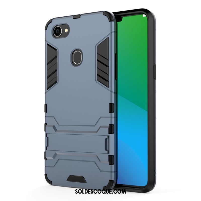 Coque Oppo F7 Délavé En Daim Silicone Téléphone Portable Incassable Protection Pas Cher