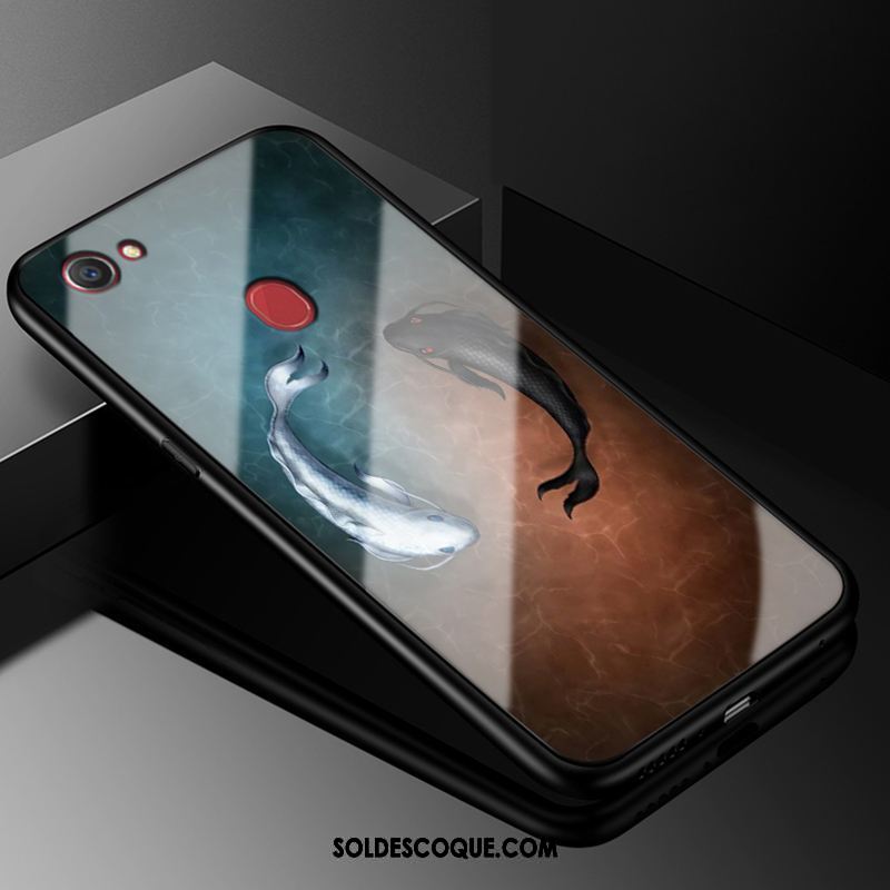 Coque Oppo F7 Fluide Doux Simple Téléphone Portable Tout Compris Incassable Pas Cher
