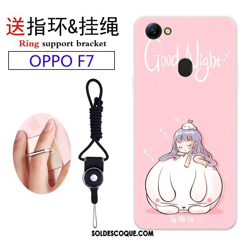 Coque Oppo F7 Incassable Personnalité Ornements Suspendus Charmant Étui Pas Cher