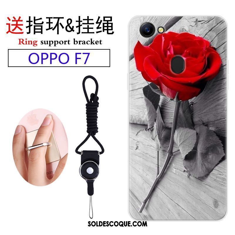 Coque Oppo F7 Incassable Personnalité Ornements Suspendus Charmant Étui Pas Cher