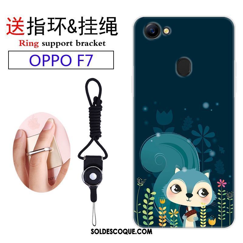 Coque Oppo F7 Incassable Personnalité Ornements Suspendus Charmant Étui Pas Cher